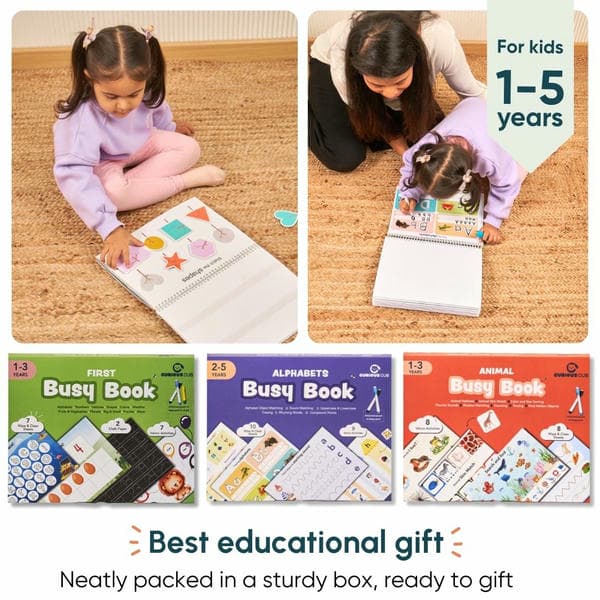 Animal, First & Alphabet Busy Books