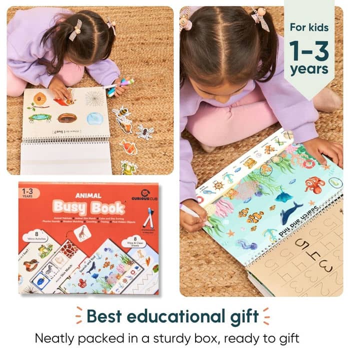 Animal Busy Book