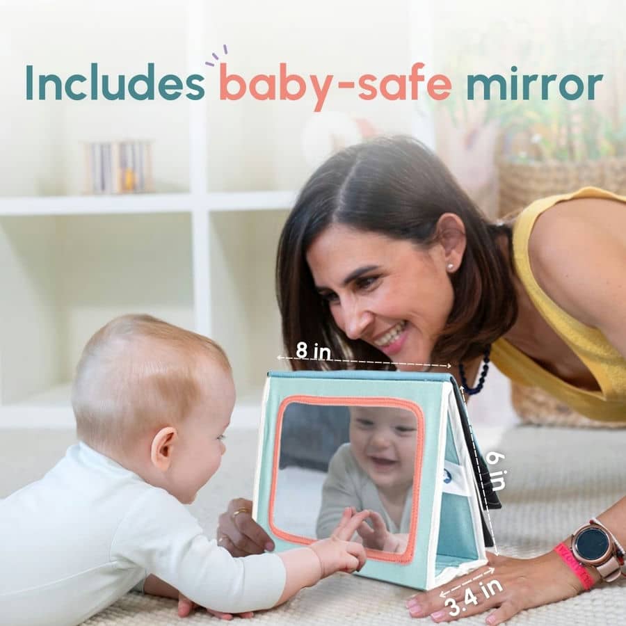 Tummy-Time Book & Mirror