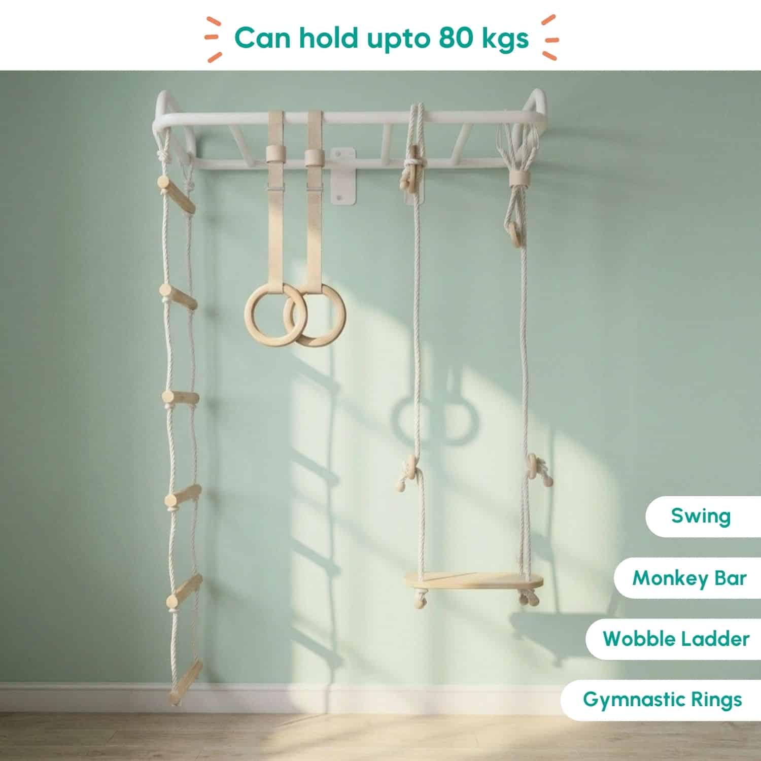 Monkey Bar with attachments