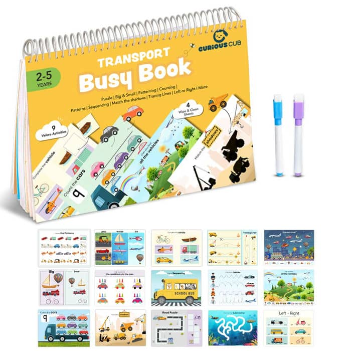 Transport Busy Book