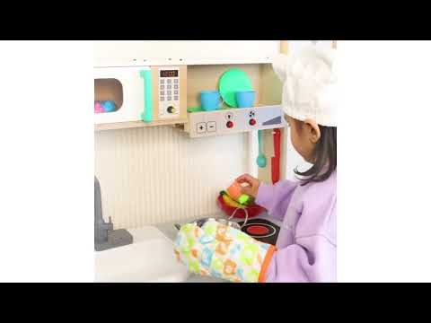 Kitchen Set with Running Water Sink