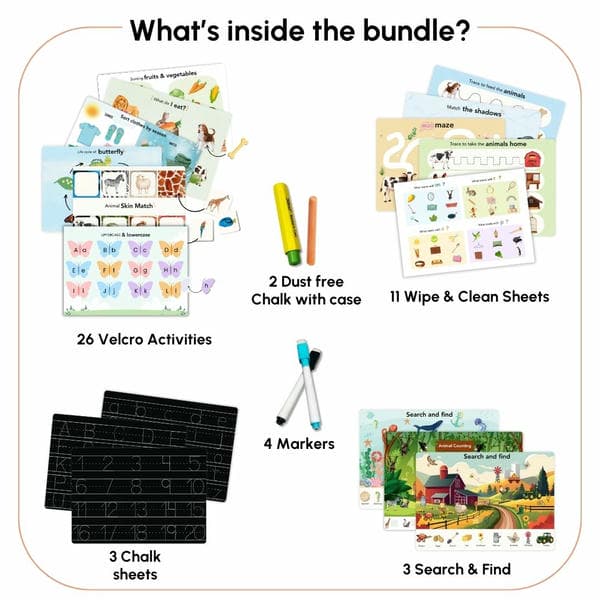 Animal, First & Alphabet Busy Books
