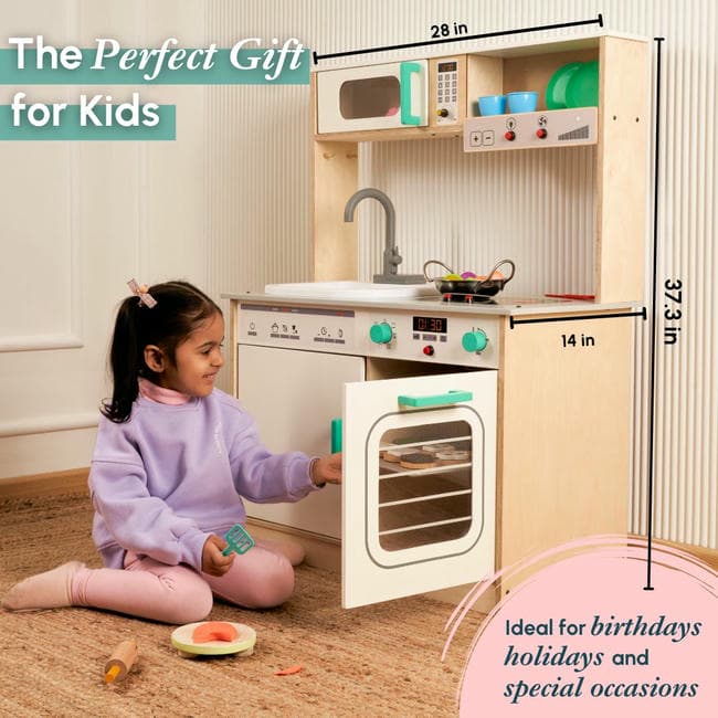 Wooden Modular Kitchen Set Toy Teamson Kids Little Chef Charlotte