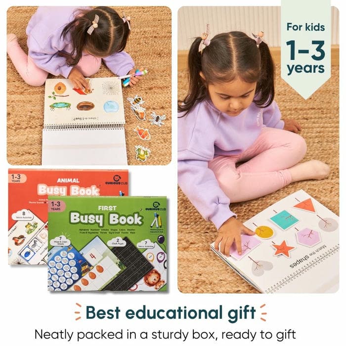 Animal & First Busy Book