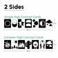 High Contrast Cards