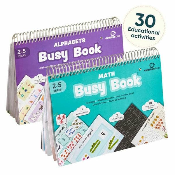Alphabet & Math Busy Book