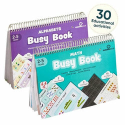Alphabet & Math Busy Book