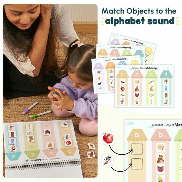 Alphabet & Math Busy Book