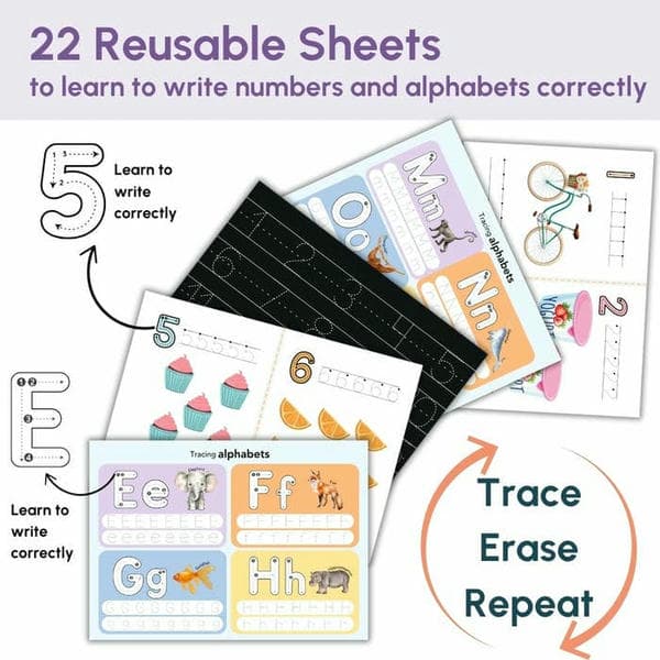 Alphabet & Math Busy Book