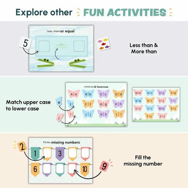 Alphabet & Math Busy Book