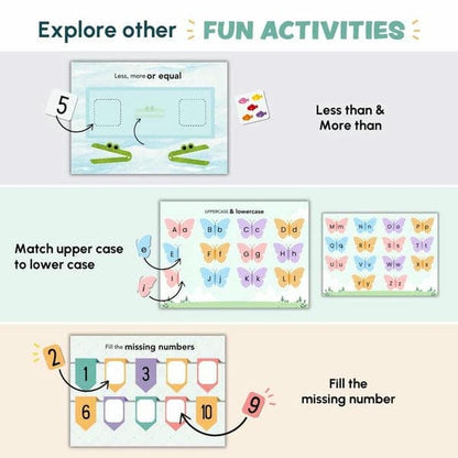Alphabet & Math Busy Book