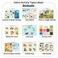 Animal, Alphabet & Math Busy Books