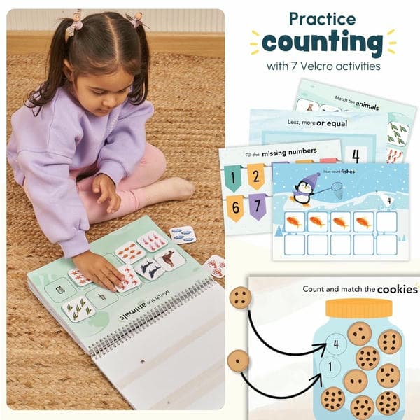 Animal, Alphabet & Math Busy Books