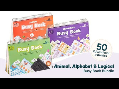Animal, First & Alphabet Busy Books