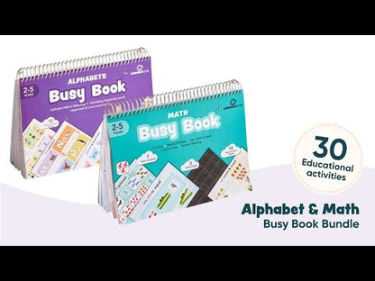 Alphabet & Math Busy Book